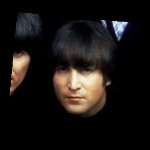 Funneled image of John Lennon