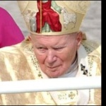 Funneled image of John Paul II