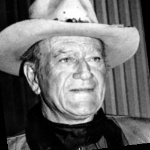 Funneled image of John Wayne