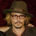 Funneled image of Johnny Depp