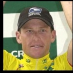 Funneled image of Lance Armstrong