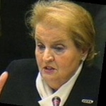 Funneled image of Madeleine Albright