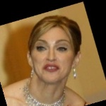 Funneled image of Madonna