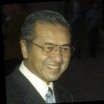 Funneled image of Mahathir Mohamad