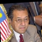 Funneled image of Mahathir Mohamad