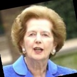 Funneled image of Margaret Thatcher