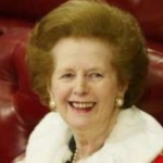 Funneled image of Margaret Thatcher