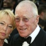 Funneled image of Max von Sydow