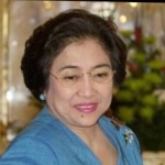 Funneled image of Megawati Sukarnoputri
