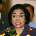 Funneled image of Megawati Sukarnoputri