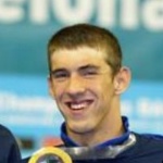 Funneled image of Michael Phelps