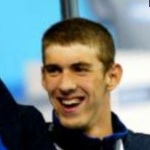 Funneled image of Michael Phelps