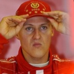 Funneled image of Michael Schumacher