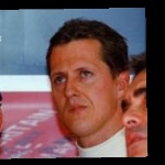 Funneled image of Michael Schumacher