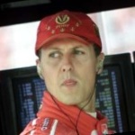 Funneled image of Michael Schumacher