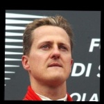 Funneled image of Michael Schumacher