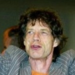 Funneled image of Mick Jagger