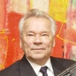 Funneled image of Mikhail Kalashnikov