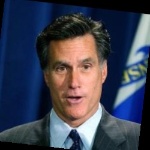 Funneled image of Mitt Romney