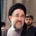 Funneled image of Mohammad Khatami