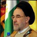 Funneled image of Mohammad Khatami