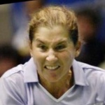 Funneled image of Monica Seles