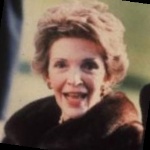 Funneled image of Nancy Reagan