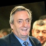 Funneled image of Nestor Kirchner