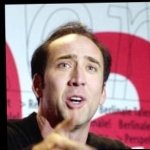Funneled image of Nicolas Cage
