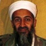 Funneled image of Osama bin Laden