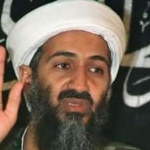 Funneled image of Osama bin Laden