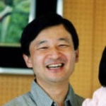 Funneled image of Prince Naruhito