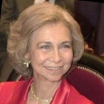Funneled image of Queen Sofia