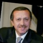 Funneled image of Recep Tayyip Erdogan