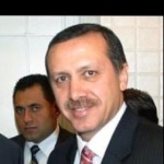 Funneled image of Recep Tayyip Erdogan