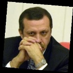 Funneled image of Recep Tayyip Erdogan