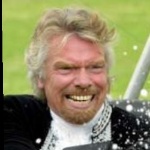 Funneled image of Richard Branson