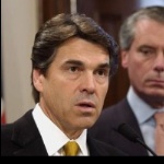 Funneled image of Rick Perry