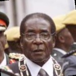 Funneled image of Robert Mugabe