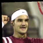 Funneled image of Roger Federer