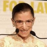 Funneled image of Ruth Bader Ginsburg