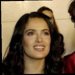 Funneled image of Salma Hayek