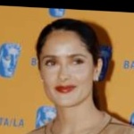 Funneled image of Salma Hayek