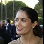 Funneled image of Salma Hayek