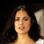 Funneled image of Salma Hayek