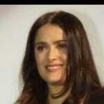 Funneled image of Salma Hayek