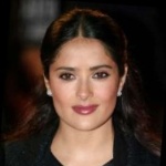 Funneled image of Salma Hayek