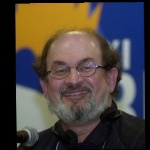 Funneled image of Salman Rushdie
