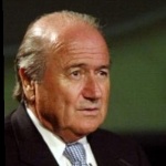 Funneled image of Sepp Blatter