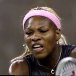 Funneled image of Serena Williams